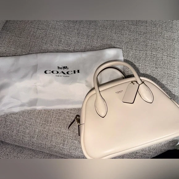 Coach bowling leather bag